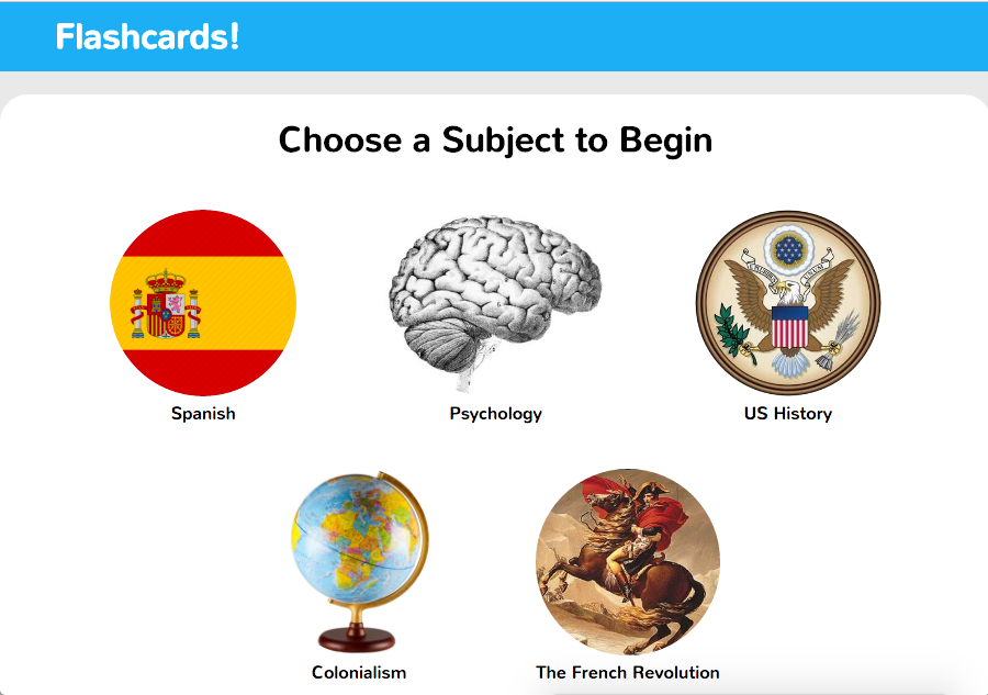 Flashcards Game